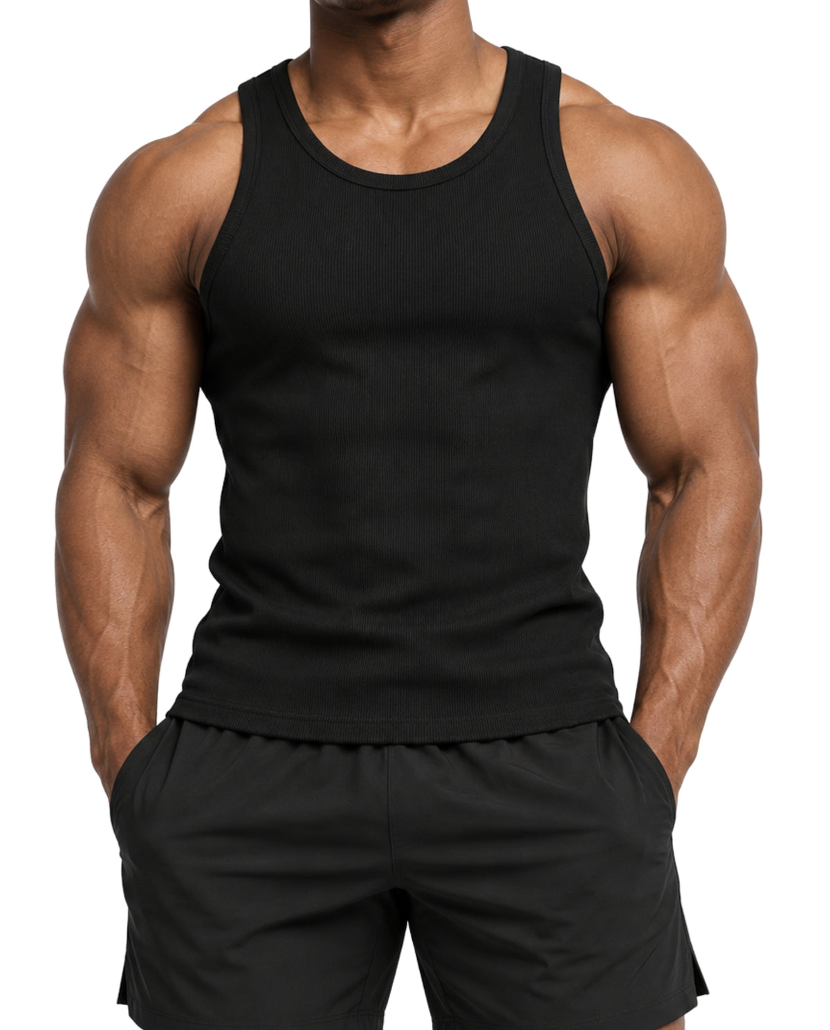 Muscular Male tank Ribbed 