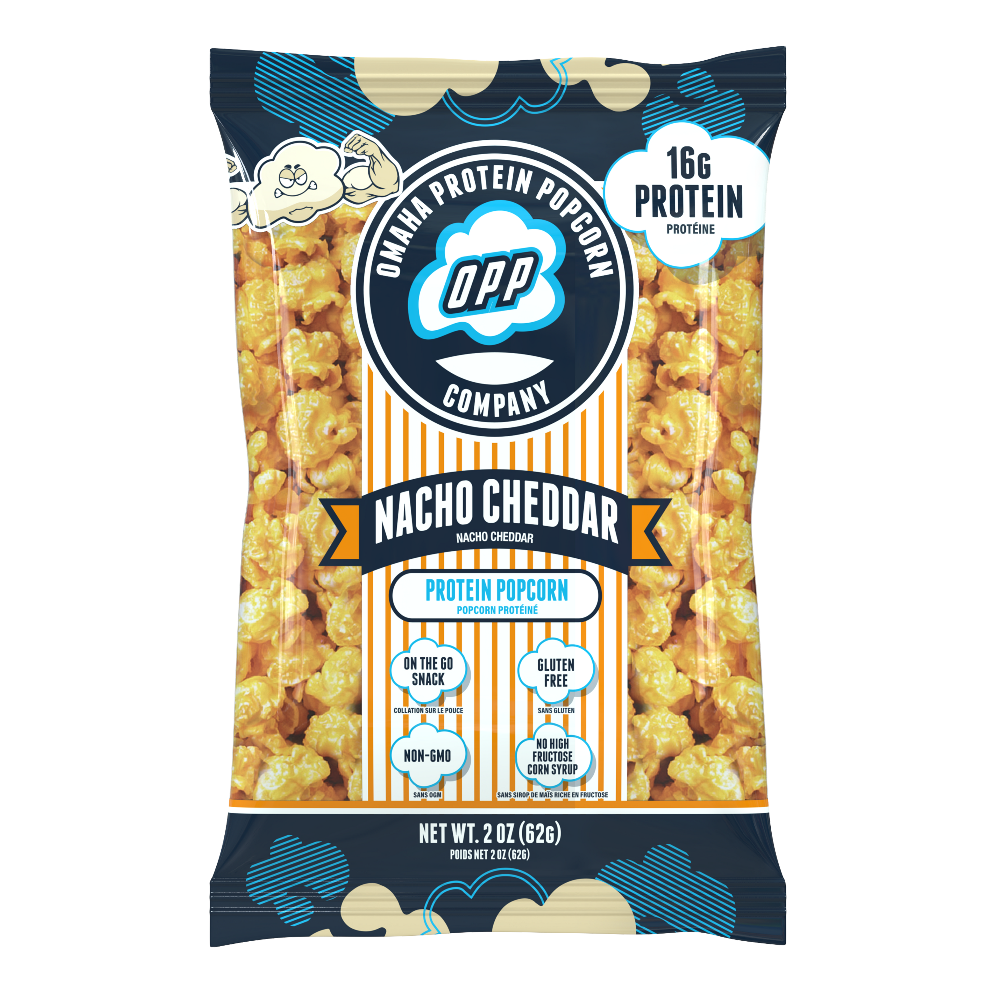 Omaha Protein Popcorn MINI Cheddar