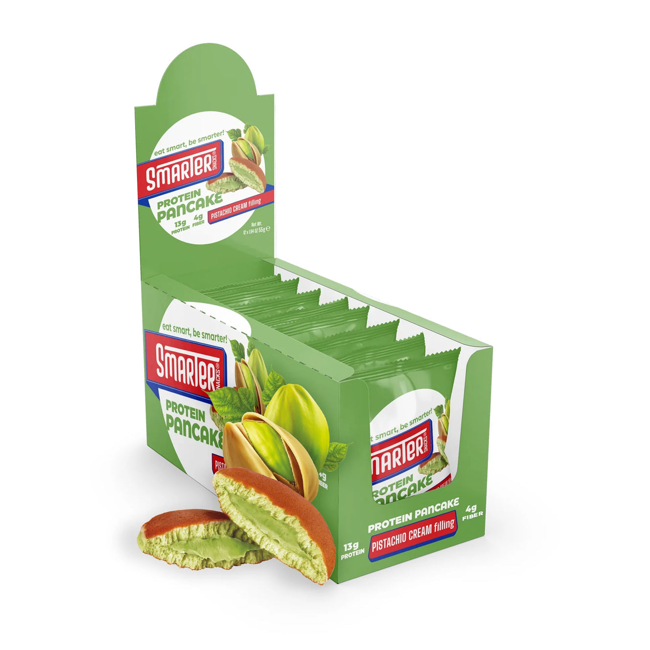 Smarter Snacks Protein Pancake (12/box) Pistachio Cream