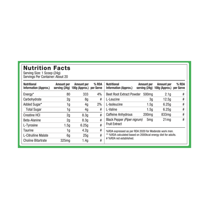 Pre JYM Pre-Workout – 20 Servings-14