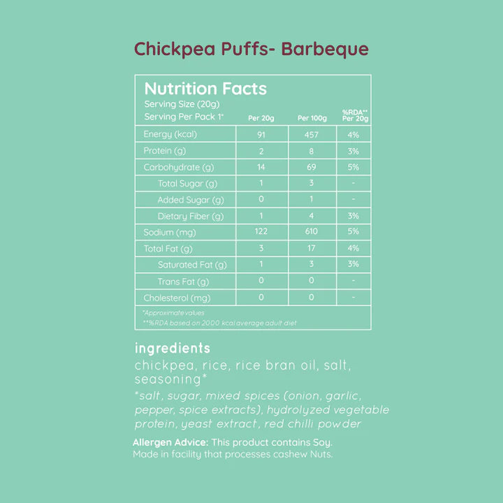 Vegan Protein Puffs : Barbecue