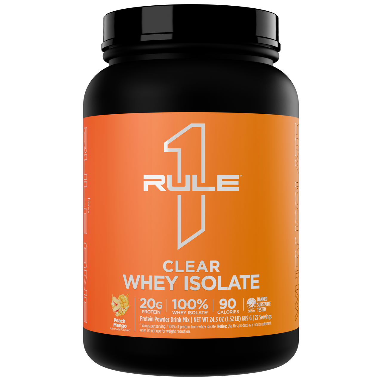 R1 Clear Whey Isolate – Peach Mango
