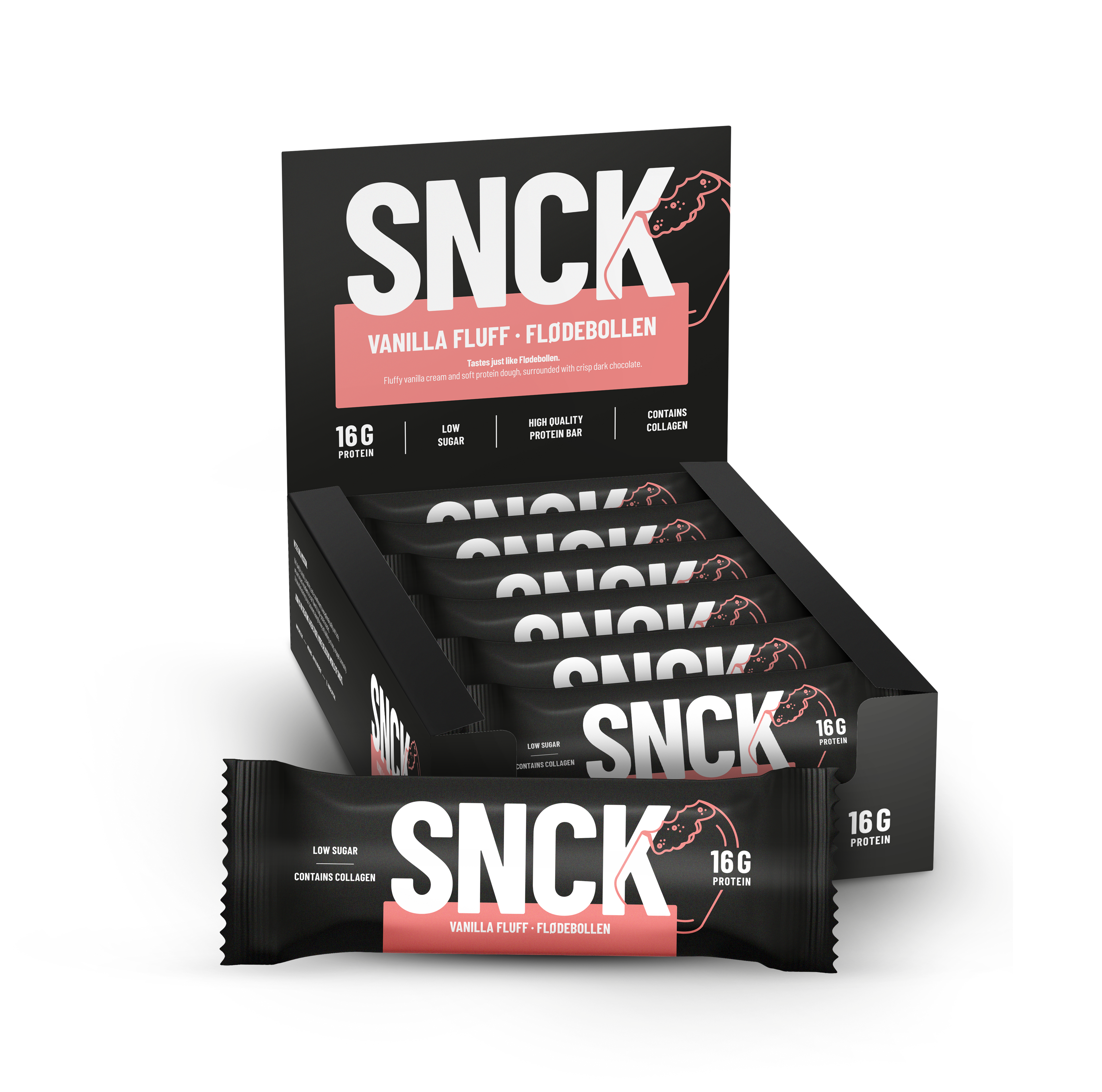 SNCK Protein Bar Vanilla Fluff