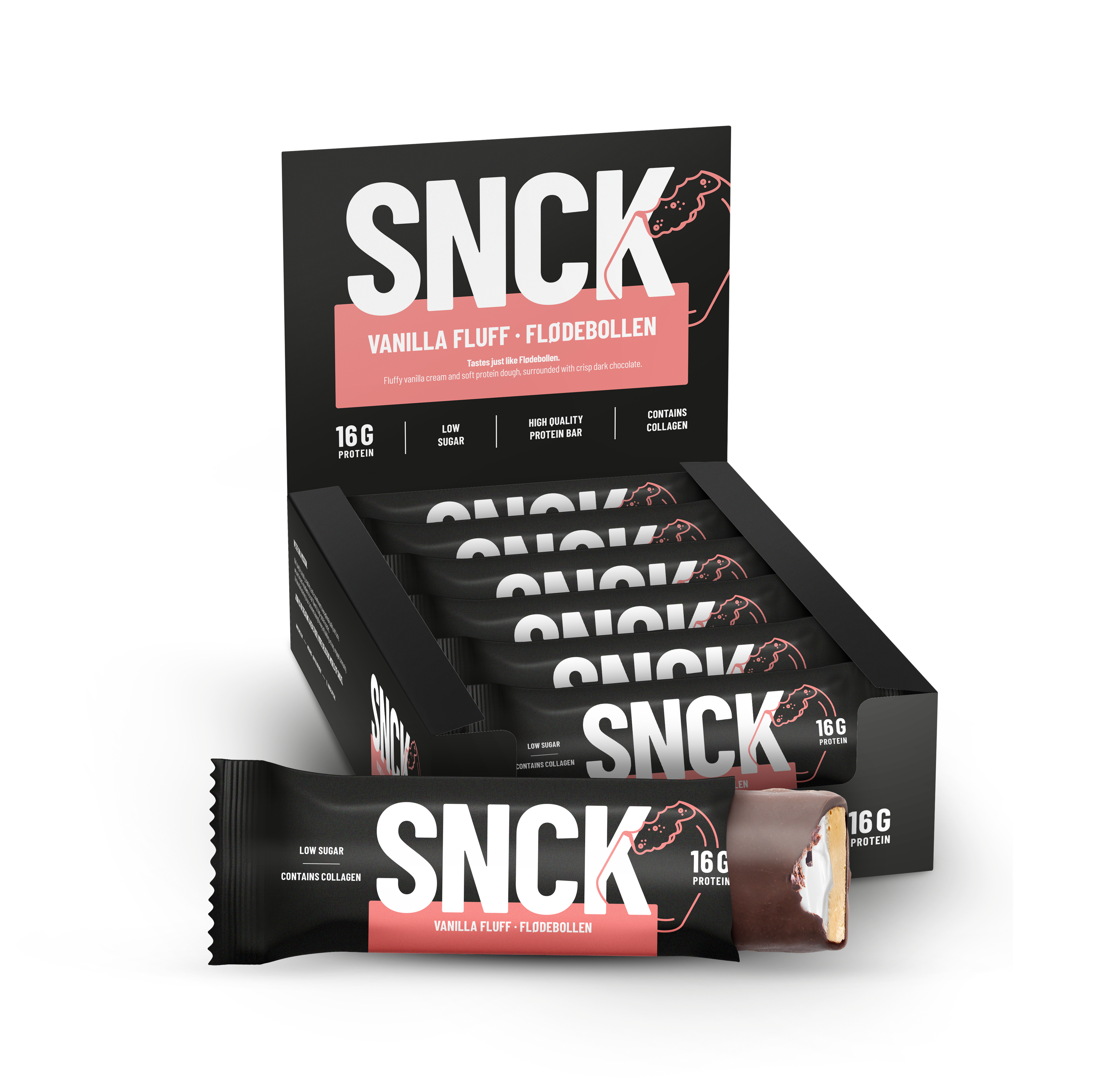 SNCK Protein Bar Vanilla Fluff