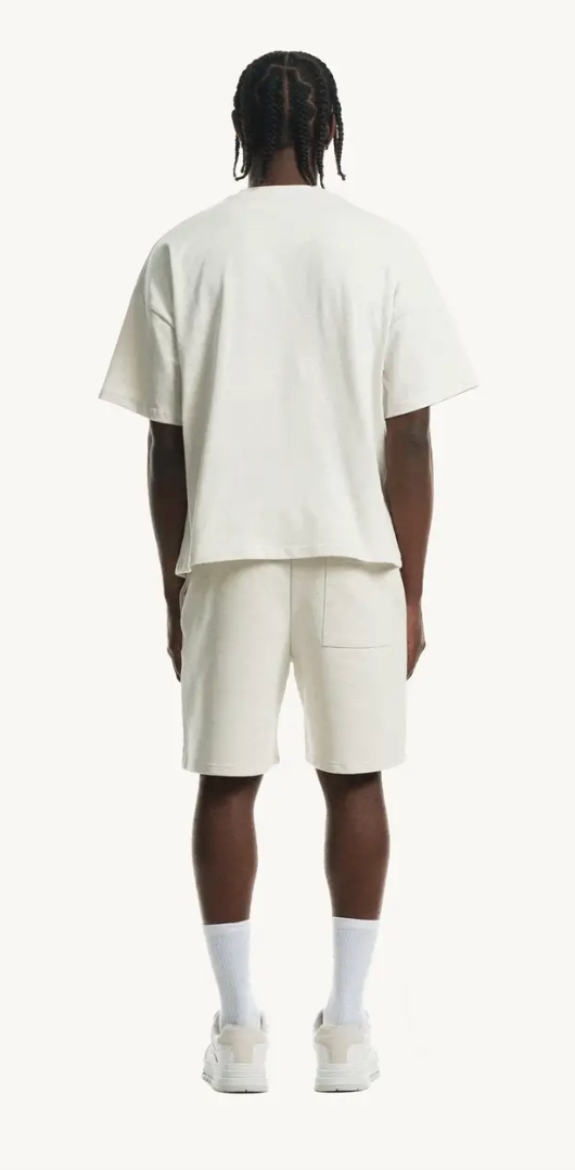 Kaaylo Vintage White Boxy Tee