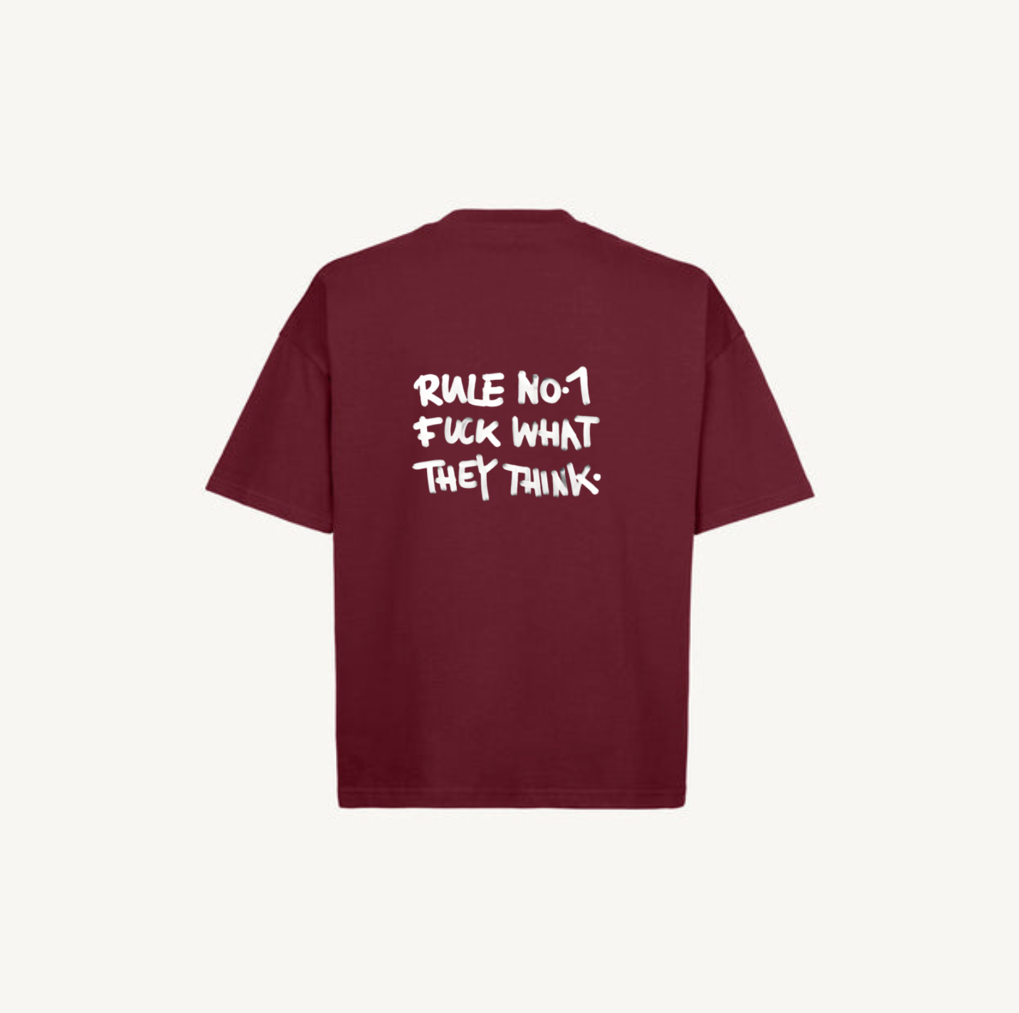 Rule N0.1 Oversized Boxy Tee