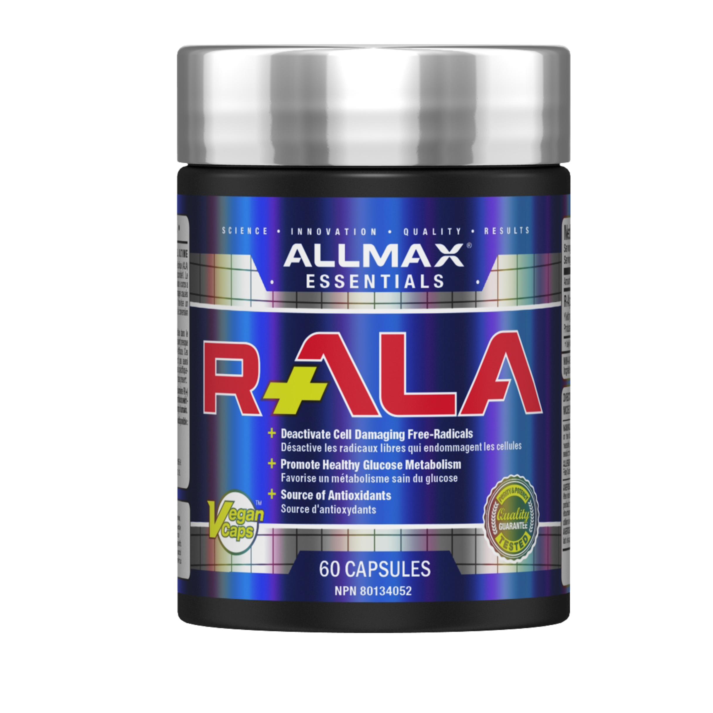 Allmax R-ALA (R-Alpha Lipoic Acid) – 60 Capsules