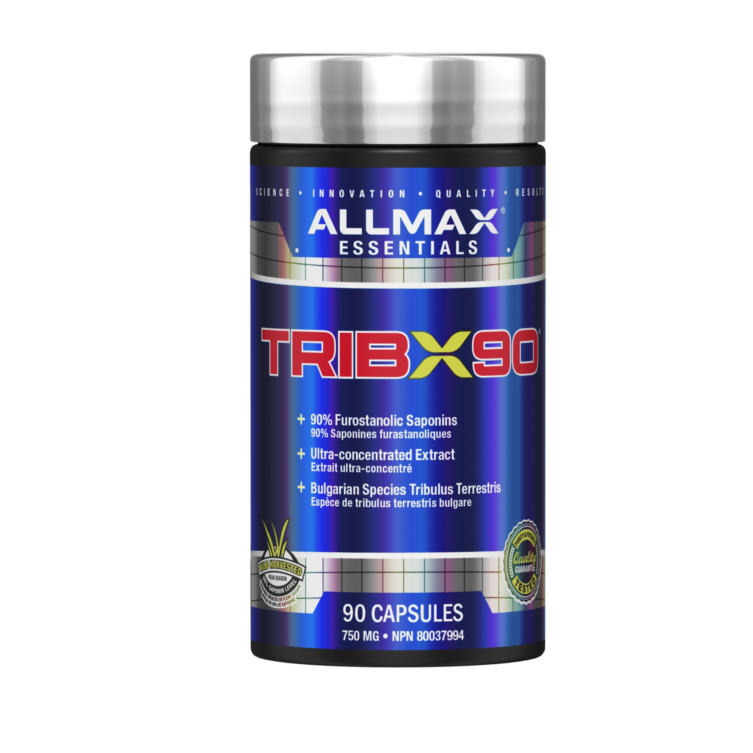 Allmax TRIBX90® Tribulus Terrestris 90 Capsules