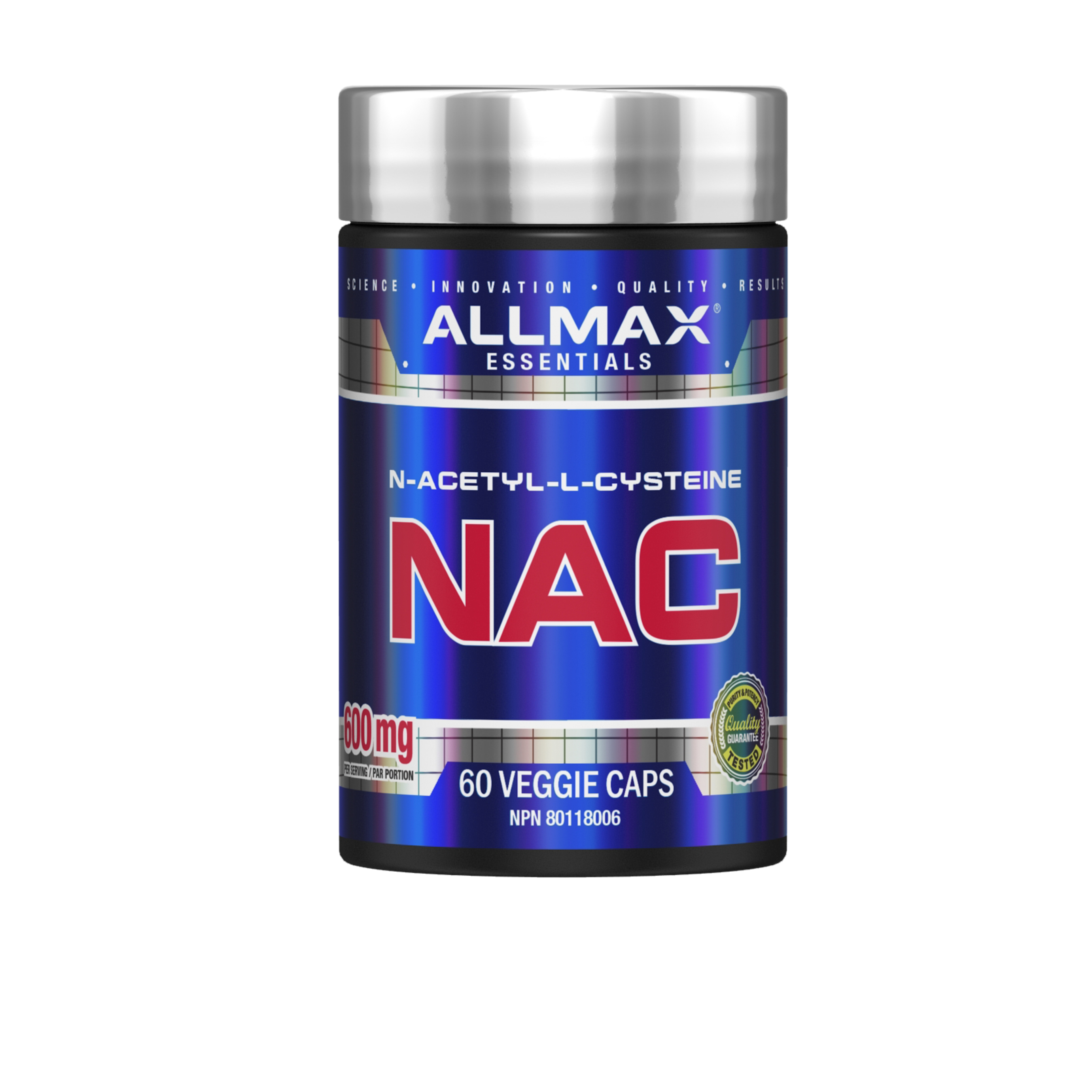 Allmax NAC 600 mg – 60 Capsules