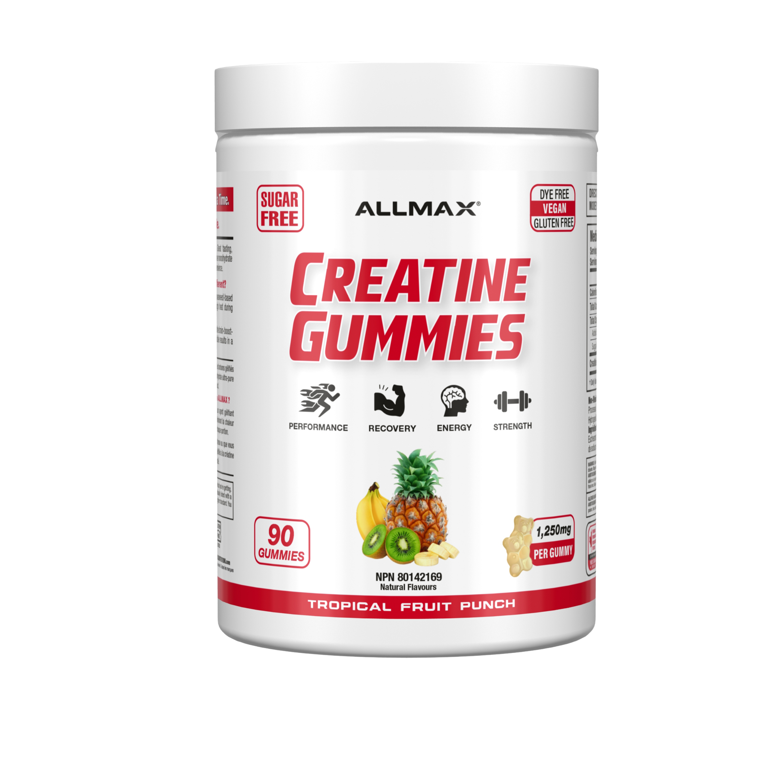 Allmax Creatine Gummies – 90 Gummies