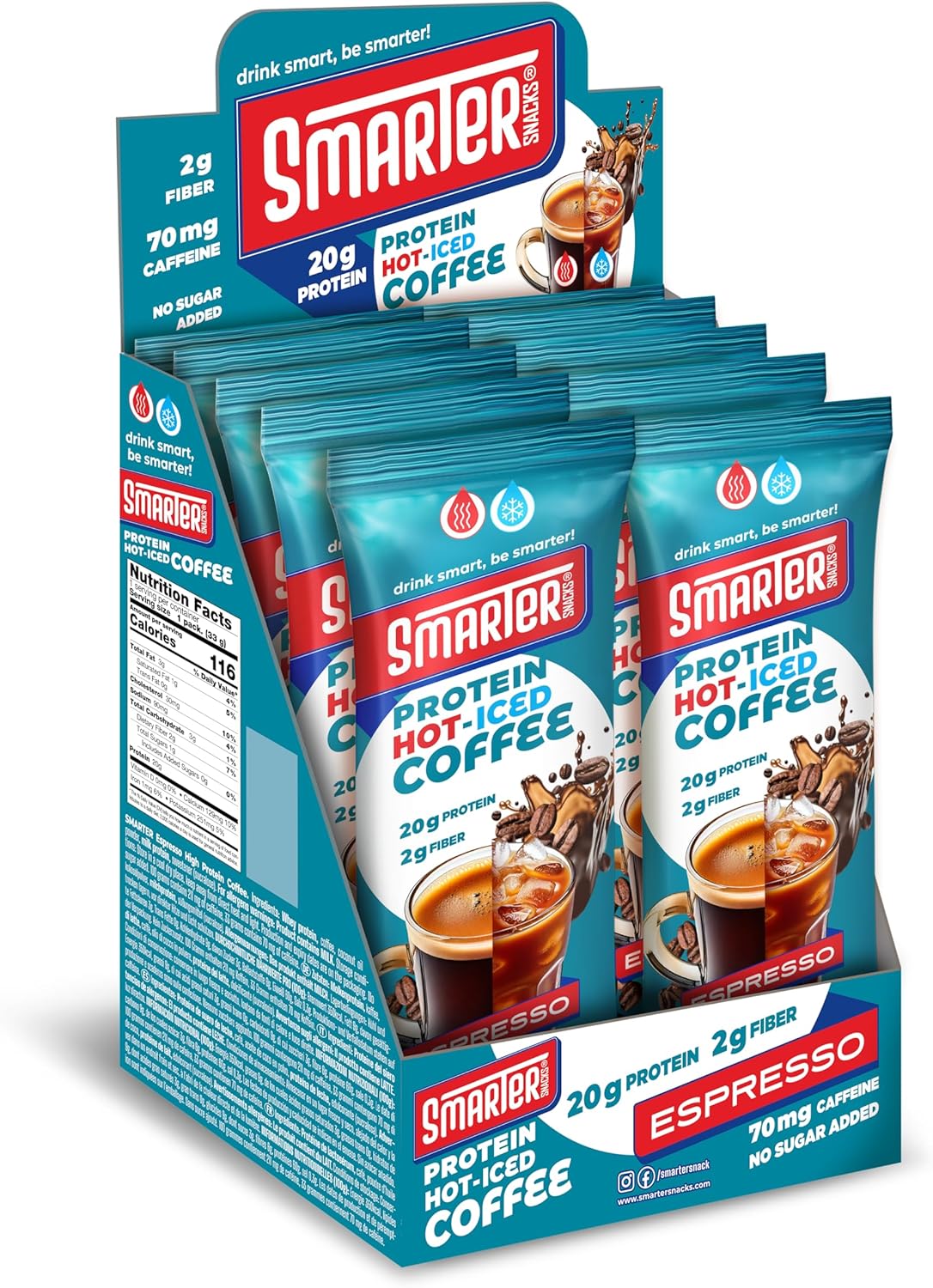 Smarter Protein Coffee – Espresso (10 Servings)