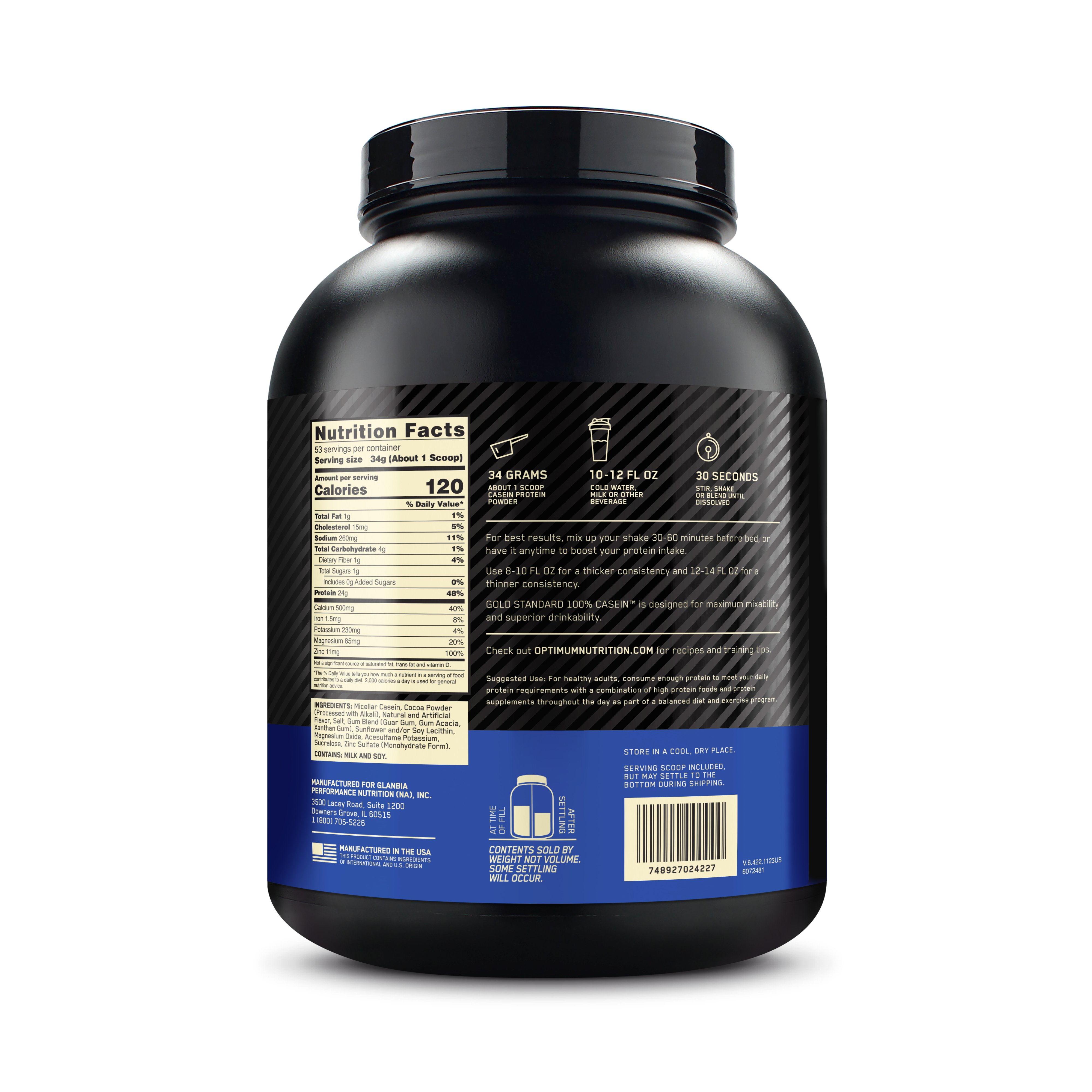 ON Gold Standard 100% Casein – 4 lbs-5