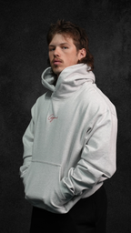 Light Grey Marl Oversized Hoodie