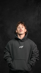 Vintage Black Ultra Heavy Oversized Hoodie