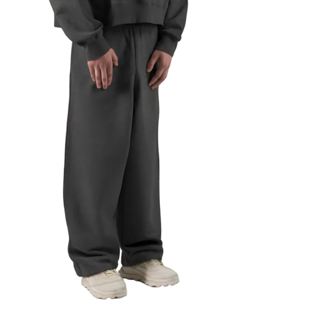 VINTAGE BLACK OVERSIZED SWEATPANTS