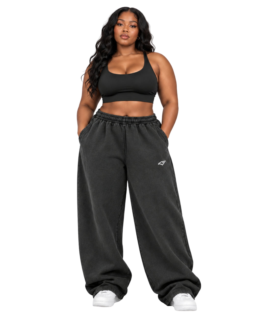 VINTAGEBLACKOVERSIZEDSWEATPANTSfemale