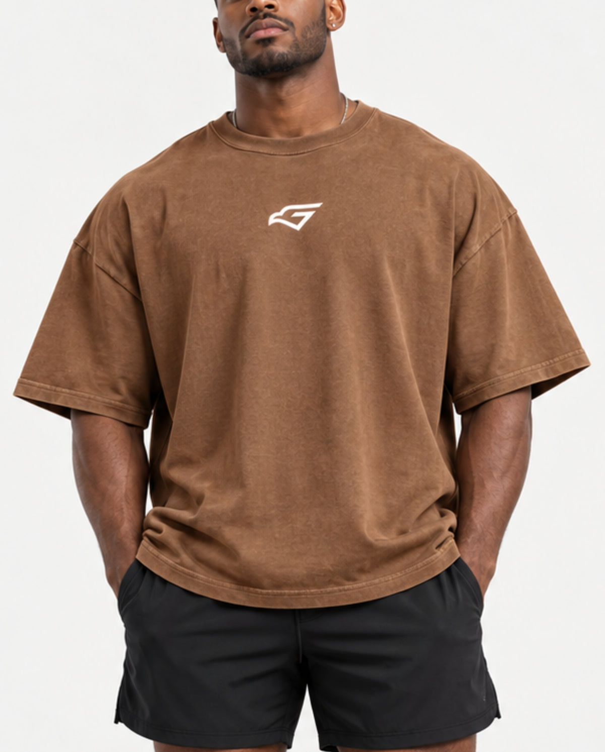 Vintage Tan Male Front Full Body model 2