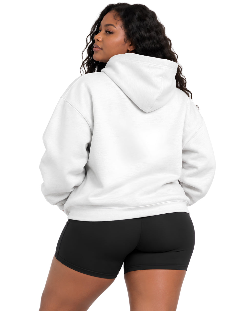 WhiteGymverseHoodieFemaleCurvyBackFullBody