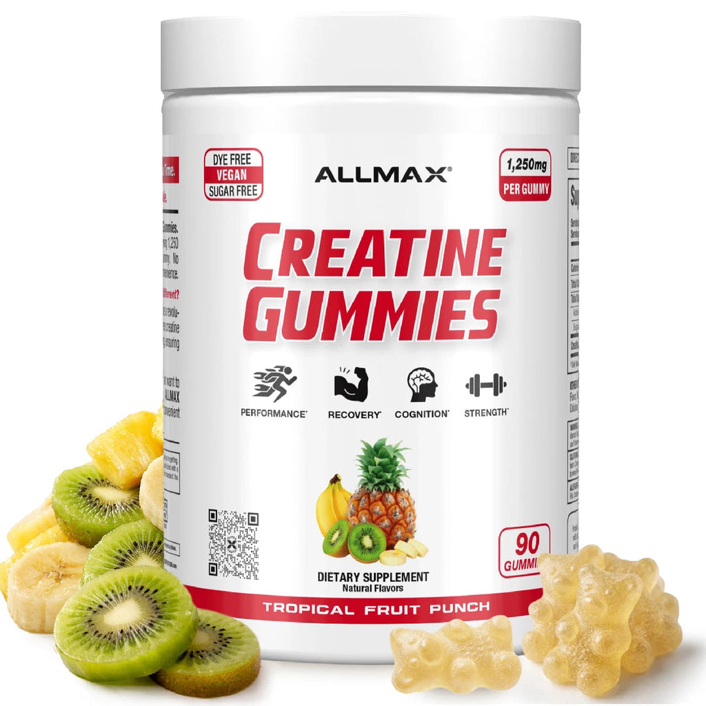 Allmax Creatine Gummies 90ct Raspberry Lemonade