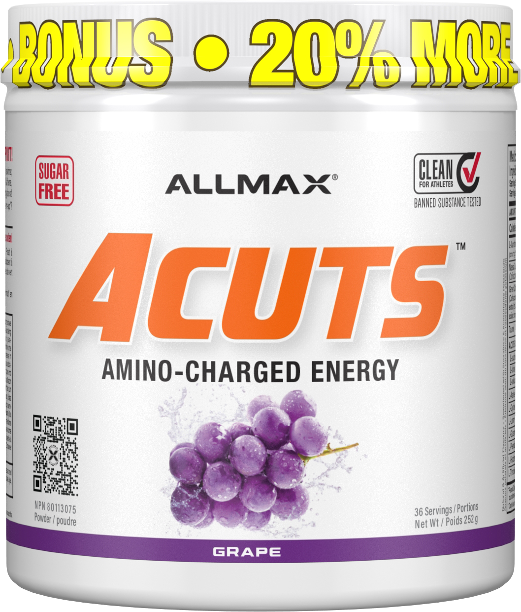 Allmax A:Cuts Amino-Charged Energy Drink – 252g-4