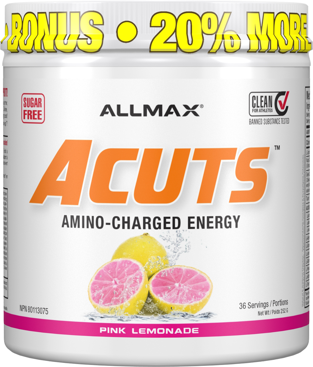 Allmax A:Cuts Amino-Charged Energy Drink – 252g-6