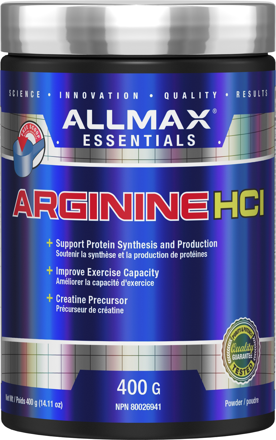 Allmax Arginine HCL 400g