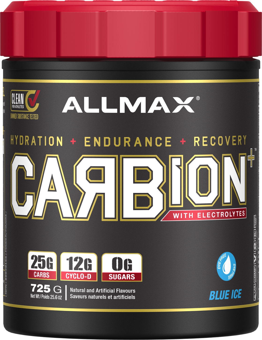 Allmax CarbION+ Electrolyte Hydration Drink – 725g