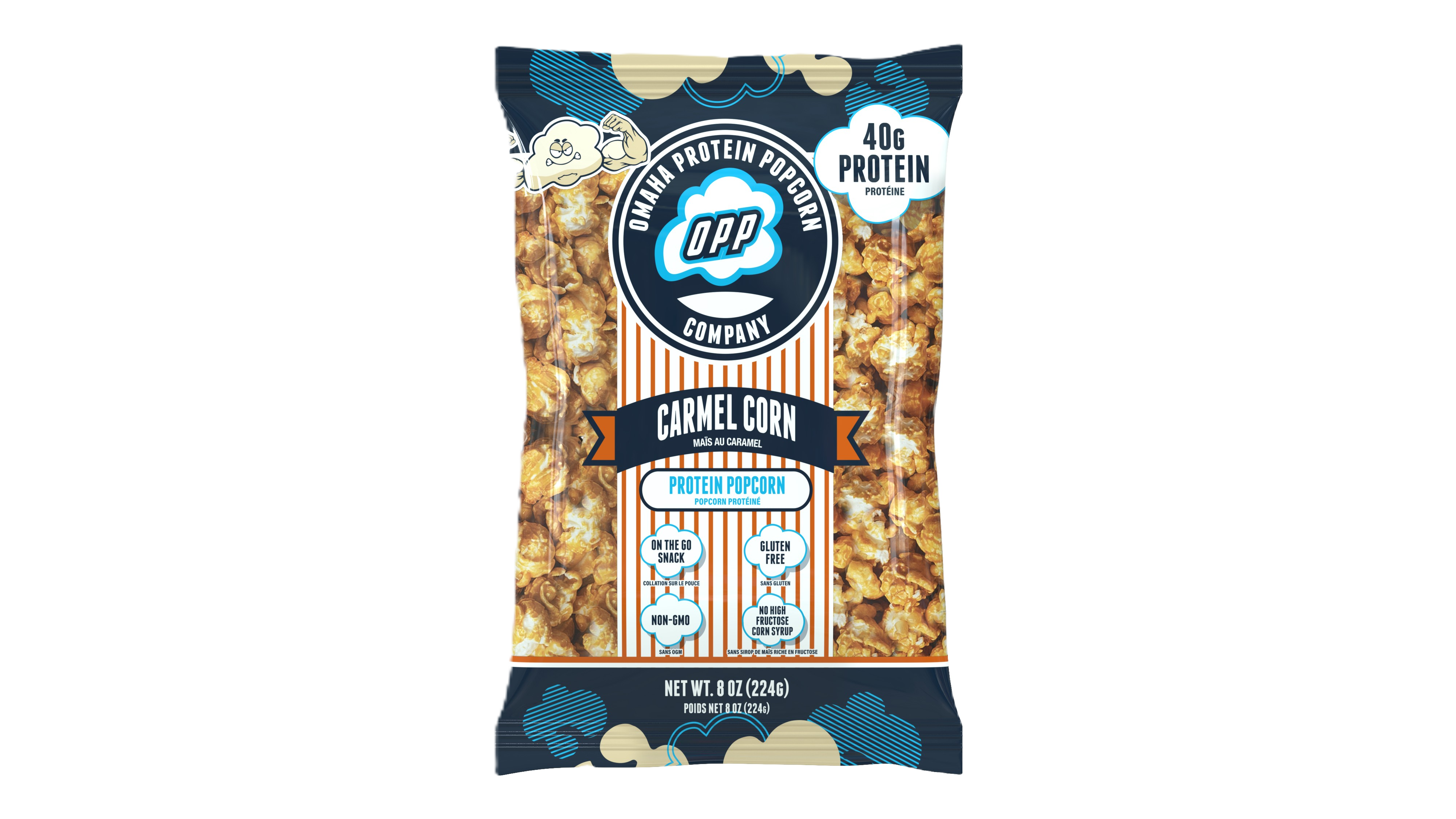 Omaha Protein Popcorn LARGE 224 g