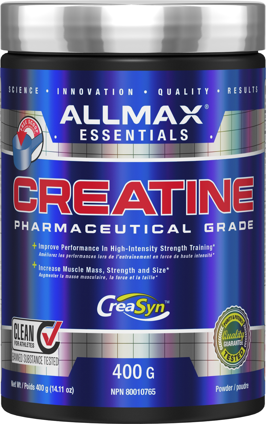 ALLMAX Creatine Monohydrate 400g (CreaSyn®)