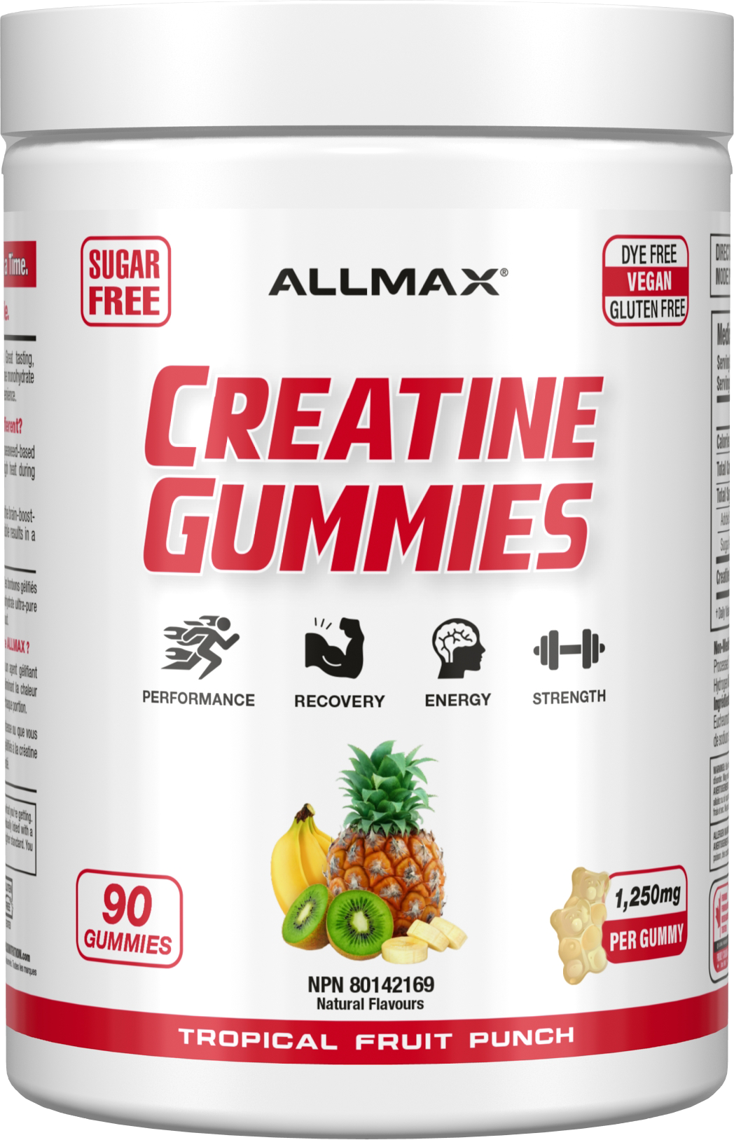 Allmax Creatine Gummies – 90 Gummies