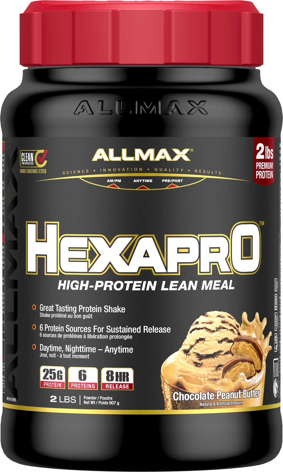 Allmax HexaPro™ – Ultra-Premium 6-Protein Blend (2 lb)