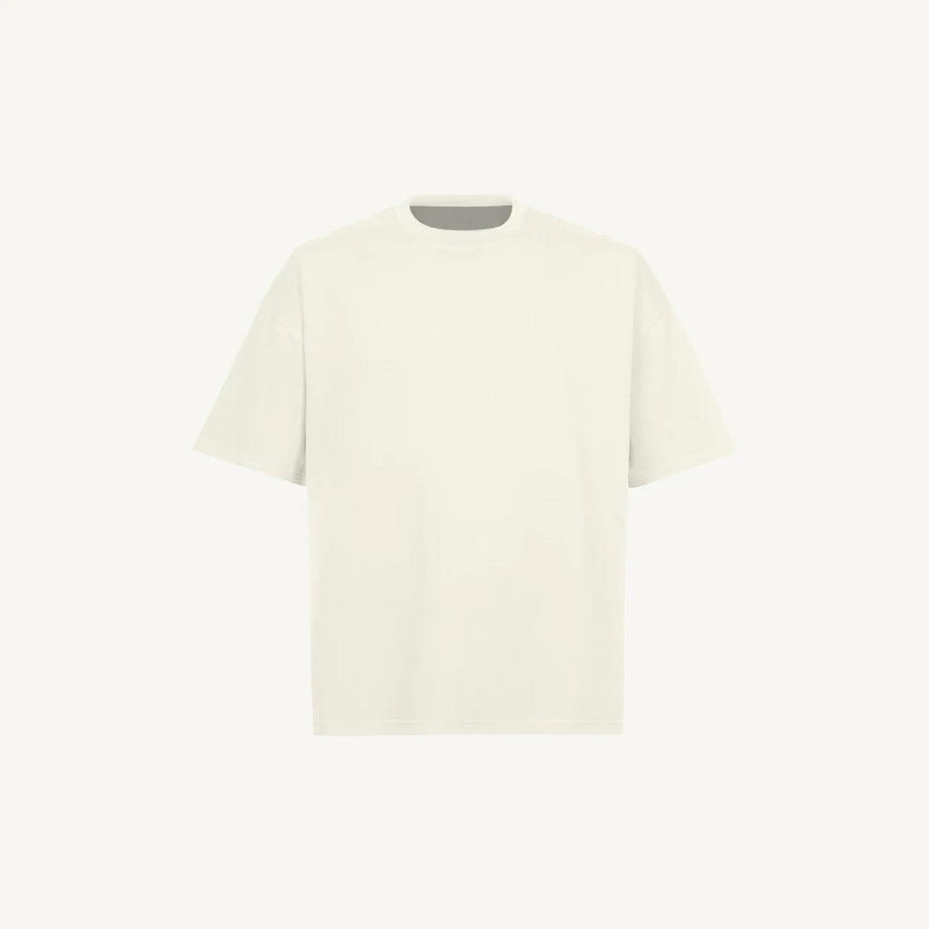 Kaaylo Vintage White Boxy Tee