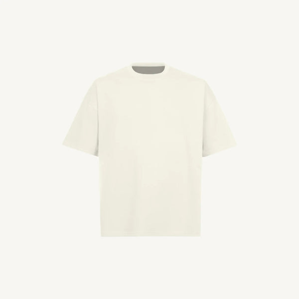 Kaaylo Vintage White Boxy Tee