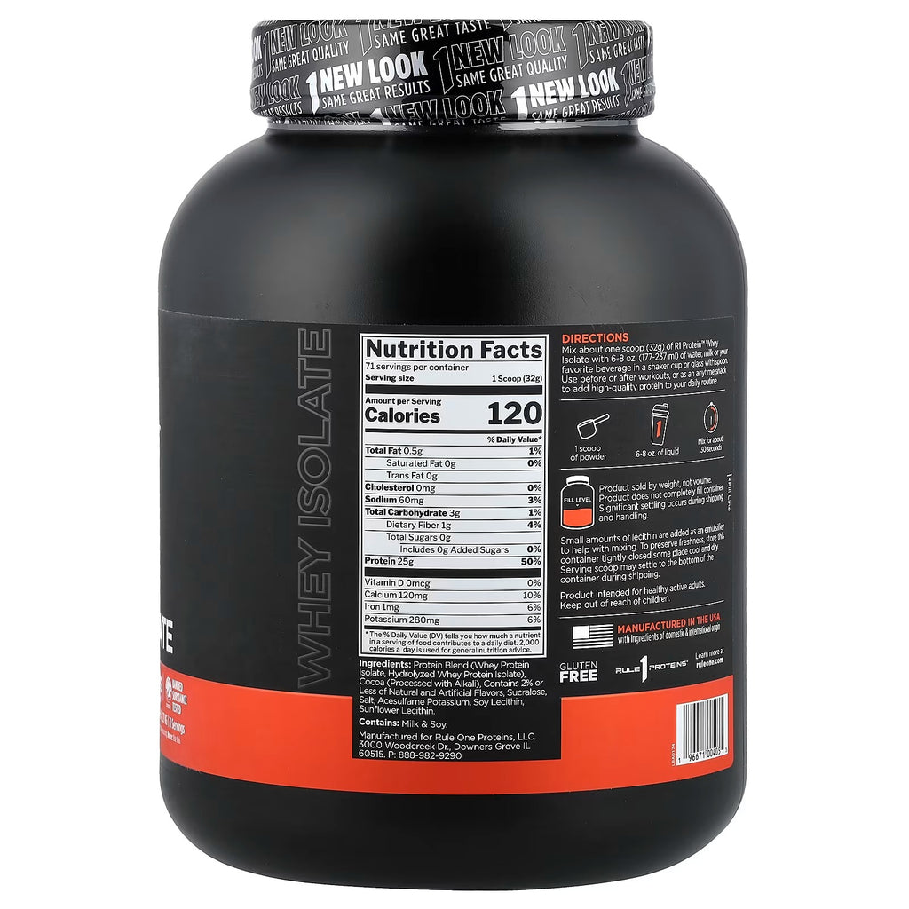 R1 Whey Isolate 5.03lbs Chocolate Fudge