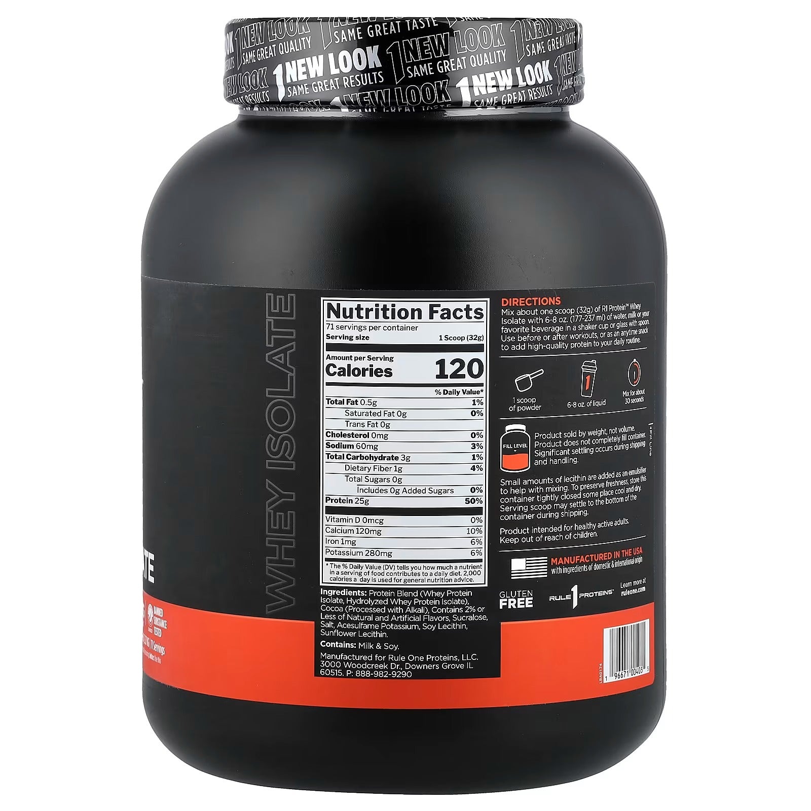 R1 Whey Isolate 5.03lbs Chocolate Fudge