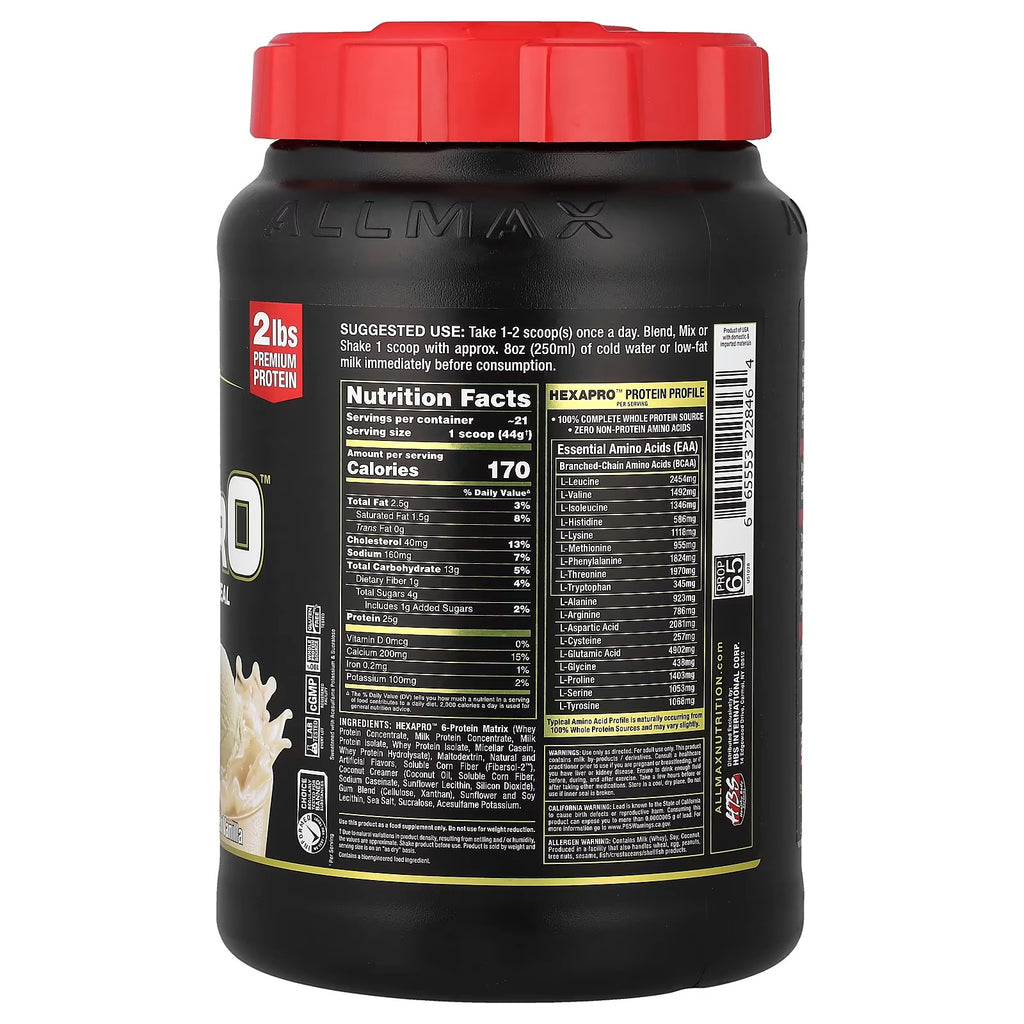 Allmax HexaPro 2lb French Vanilla