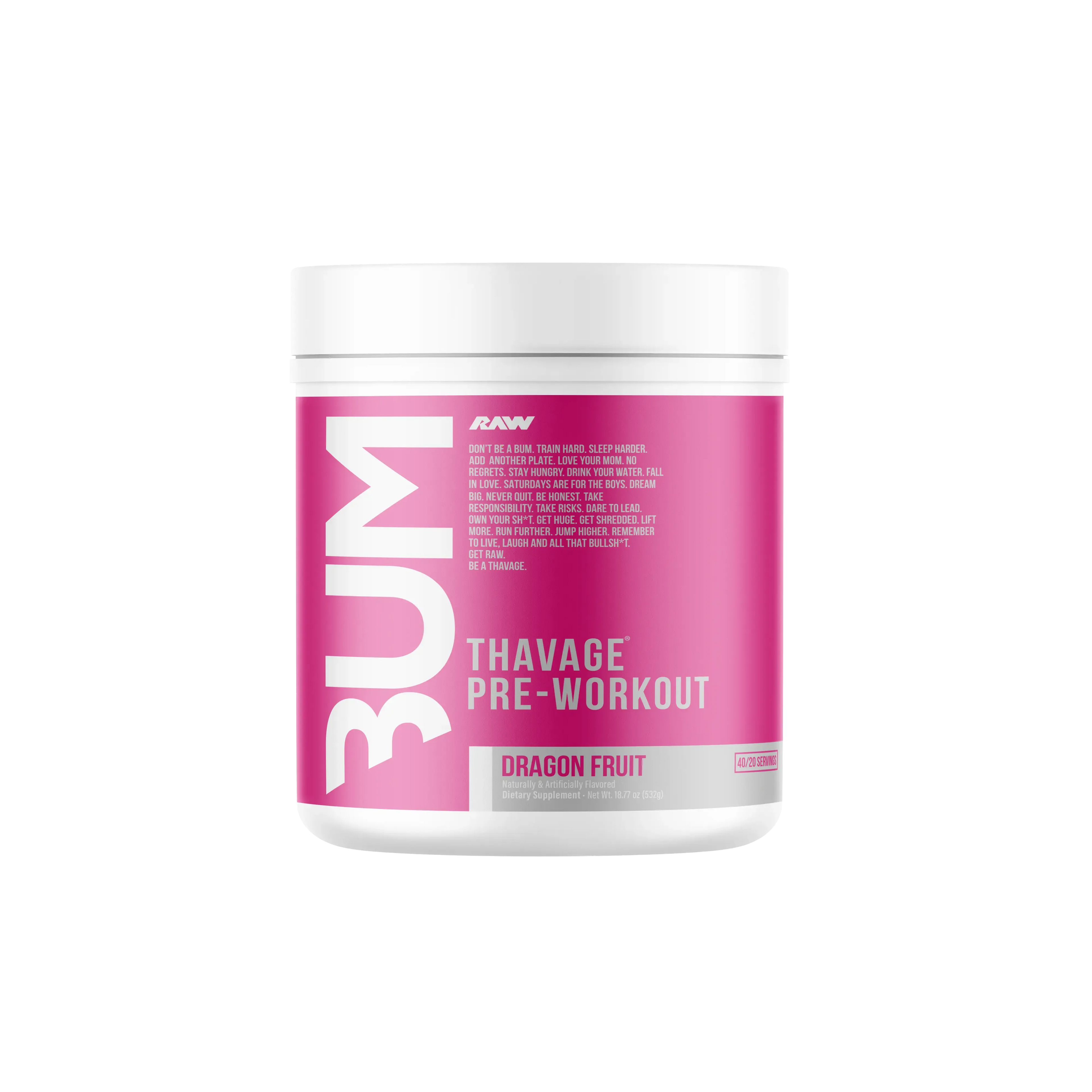 CBUM Thavage Pre-Workout - Dragon Fruit