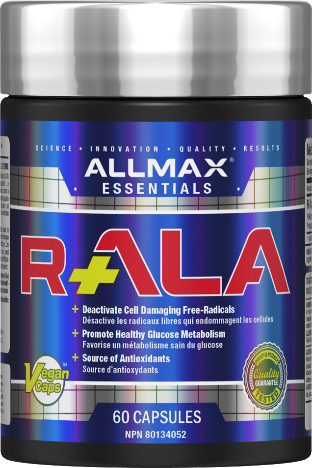 Allmax R-ALA (R-Alpha Lipoic Acid) – 60 Capsules