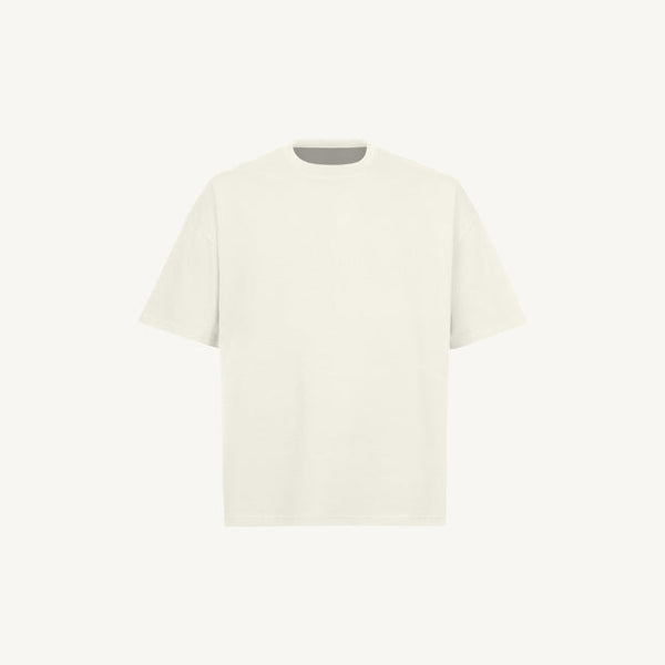 Vintage White Oversized Boxy Tee