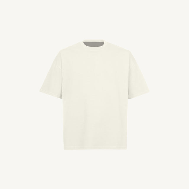 Vintage White Oversized Boxy Tee