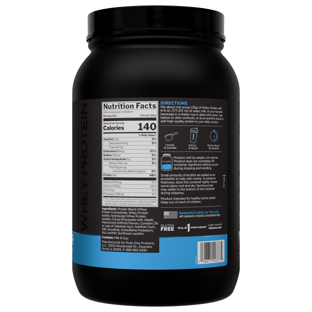 R1 Whey Protein Blend 4.95lbs Cookies&cream